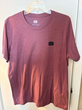 Avid Men's Short-Sleeve Crewneck T-Shirt - Dusty Maroon